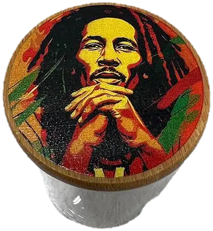 Glass Jar with Assorted Designs